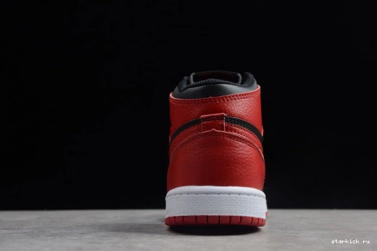 Red  555088 Banned 001 001  Bred Jordan 555088 High Black OG Retro 1 Air Kid Kids 0918